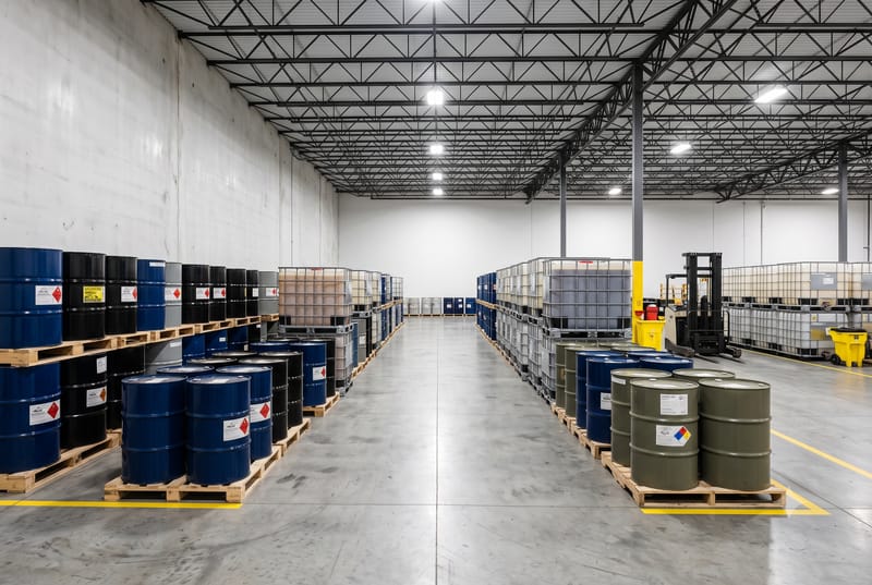 What is considered corrosive waste?