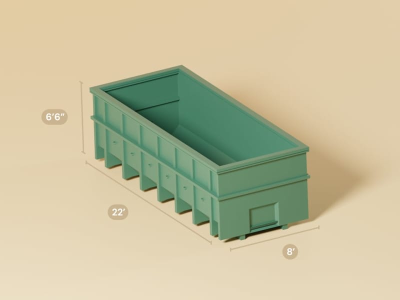 What can and can't go in the dumpster?