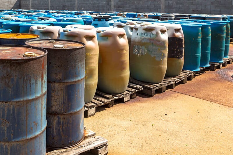 What hazardous materials will Dimension not accept?