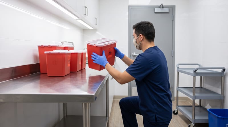 Do you offer sharps disposal for households or individuals?